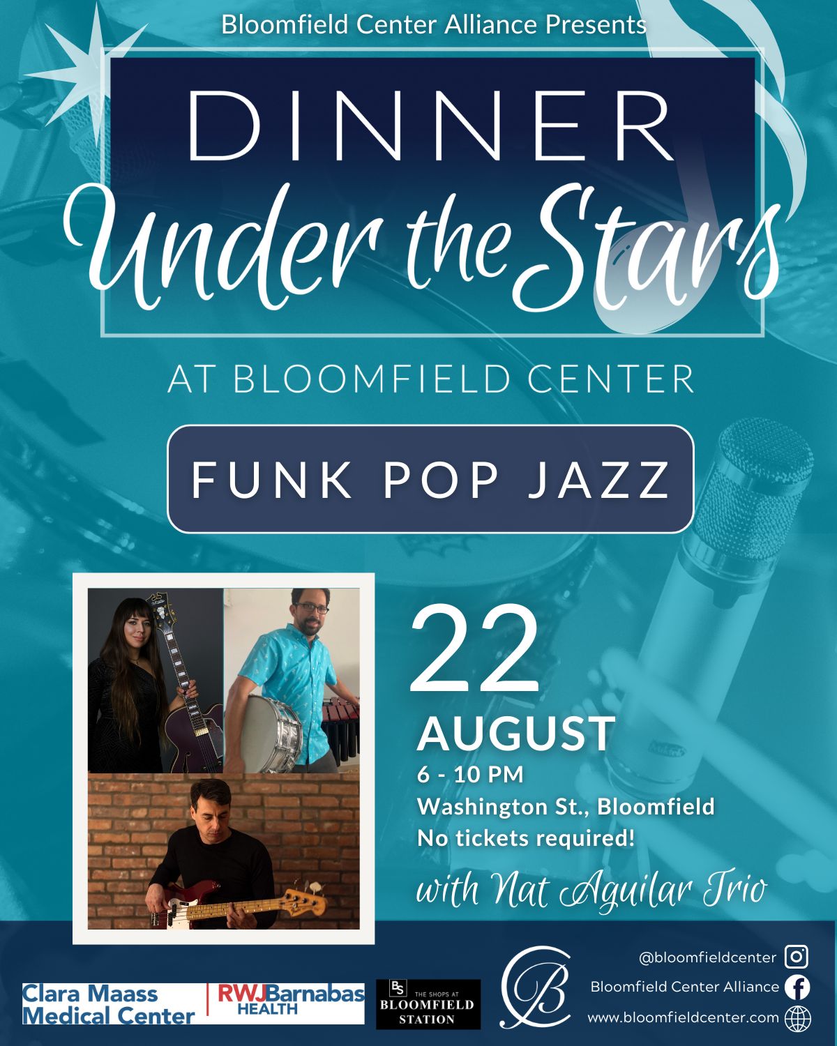DIGITAL Nat Aguilar Trio Dinner Under the Stars 2025 flyer